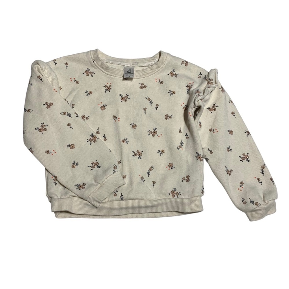Carter's Cream Floral Sweatshirt